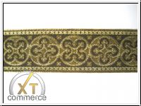 Mittelalter Borte Braun Tabak Gold