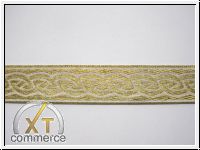 Keltischer Knoten Weiss-Gold Mittelalter