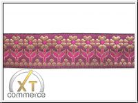 H�bsche Bumenborte Magentat�ne Altgold