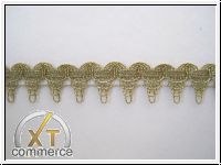 Elegante Brokatborte Oliv Gold