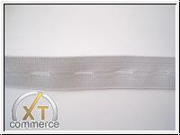 25m Knopflochgummi Wei�