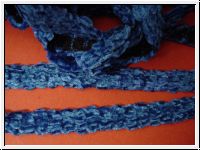 Chenille Borte Preussisch-Blau