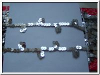 Paillettenborte Silber Aus Gablonz