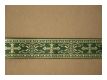 Mittelalter Borte Kreuze Gold-Gr�n