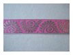 Borte M. Schn�rkeln Gold-Rosa