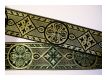 Kostbare Borte Gr�nt�ne-Gold Mittelalter