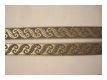 Schn�rkel-Borte Gold-Grau