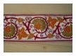 Traumborte Mittelalter Perlmutt-Bordeaux-Rost-Oliv