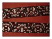Jacquardborte Schwarz-Gold Bordeaux