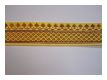 Jacquard Borte Creme Gold Hochzeit=�1.50/m