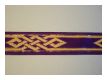 Keltischer Knoten Lila Violett Gold Mittelalter