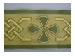 Exquisite Mittelalter Borte 95 mm Gold Olivgr�n