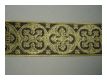 Mittelalter Borte Anthrazit Creme Gold
