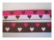 S�sse Herzchen Borte Braun Pink