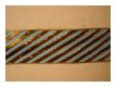 Borte Diagonal Streifen Bronze T�rkis