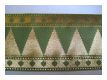 Mittelalterborte Olivgr�n Gold Breit