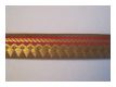 H�bsche Borte Gold Tabak Dunkelrot=�1.19/m