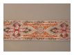 Brokat Borte Creme Orange Silber