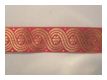 Edle Mittelalterborte Scroll Pink Gold