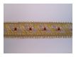 Edle Borte Gold Weiss Rot