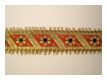 Edle Borte Gold Orange Schwarz
