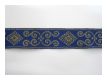 Mittelalter Borte Royal Blau Altgold