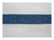 Mittelalter Borte Blau Altgold