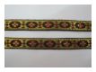 Feine Borte Schwarz Gold Rot=�0.90/m