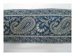 Elegante Borte Paisley Gold Blau