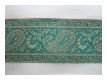 Elegante Borte Paisley Gold Meergr�n
