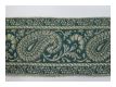 Elegante Borte Paisley Gold Russisch Gr�n