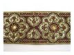 Handbestickte Borte Bordeaux Gold