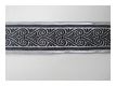 Mittelalter Borte Schwarz Silber