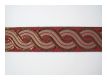 Keltischer Knoten Dunkelrot Bronze Beige