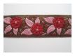 Borte Mit Bl�ten Bronze Rosa Himbeer