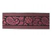 Paisley Borte Schwarz Himbeer