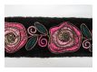 Gestickte Bord�re Auf Samt Art Deco