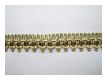Zarte Gimpe Gold Braun