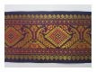 Borte Mit Pfauen Violett, Fuchsia Altgold
