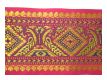 Borte Mit Pfauen Fuchsia Lila Gold