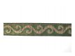 Mittelalter Borte Scroll Altgold Gr�n