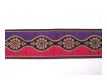 Edle Borte Lila Pink Schwarz