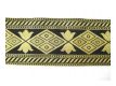 Mittelalter Borte Schwarz Gold 95mm