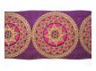 Mittelalter Borte Gestickt Lila Pink Gold
