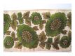 Blumenborte Gestickt Creme Gr�n