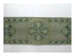 Kostbre Borte  Salbei Gr�n Gold Mittelalter