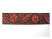 Borte Ranken und Bl�ten Altgold Ziegelrot