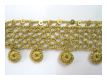 Handgeh�kelte Borte in Gold