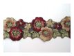 Zarte Borte Gestickt Bl�ten