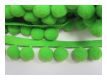 Pomponborte Bommelborte Lemon Gr�n 2cm Durchm.